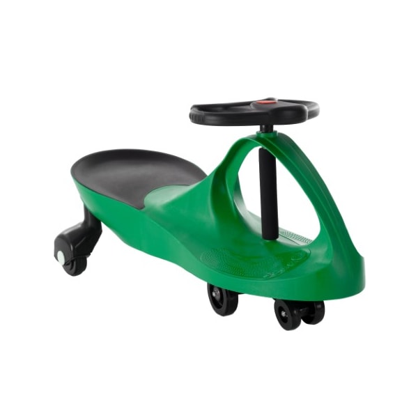 Toy Time Zig Zag Car- Ride-On Toy for Kids Ages 3 and Up- Twist and Turn Scooter in Green 334989AAE - main